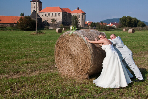 Svatby - hrad Švihov - ukázka svatby na hradě