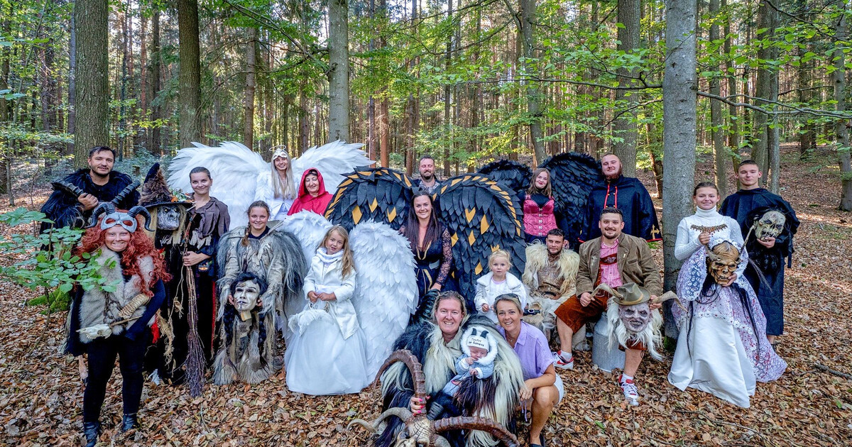Krampus show na hradě Švihově
