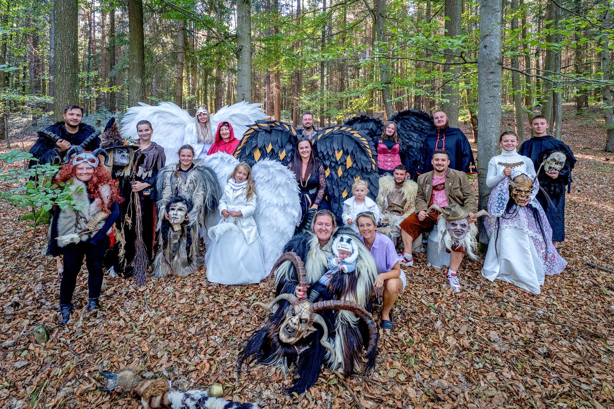 Krampus show na hradě Švihově
