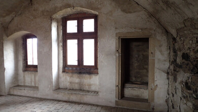 Hrad Švihov: Interiér tzv. Půtovy ložnice