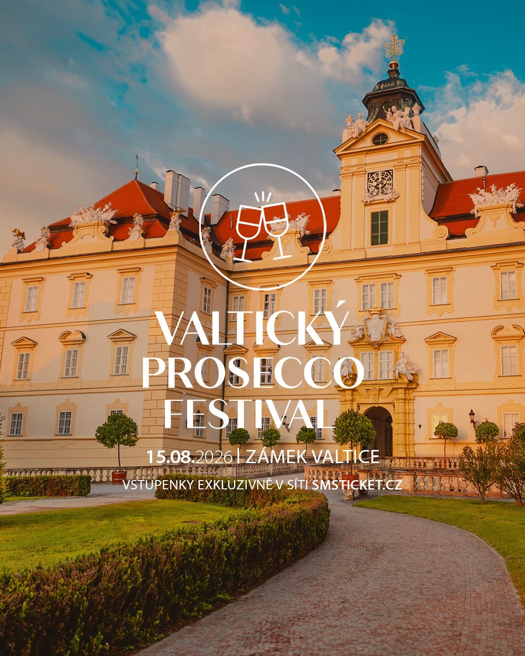 Valtický Prosecco festival na dvoře zámku Valtice
