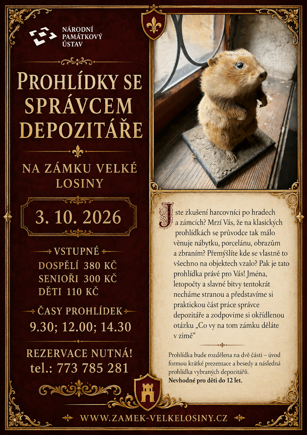 Prohlídky se správcem depozitáře