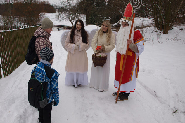 Mikulášská obchůzka na Veselém Kopci