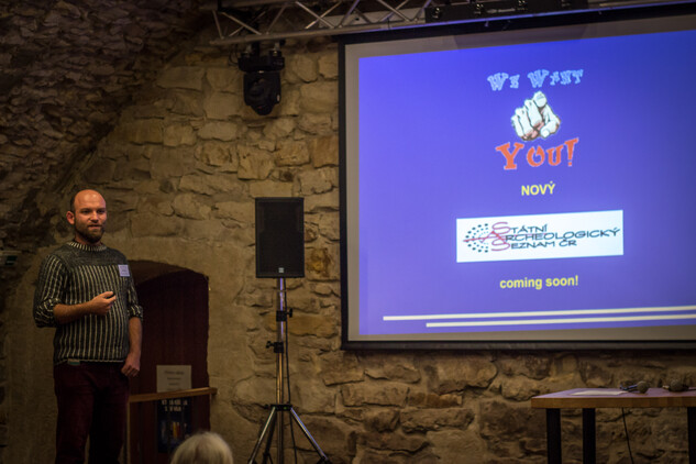 Prezentace Státního archeologického seznamu v rámci přednáškového bloku jednohubek, MDA 2017