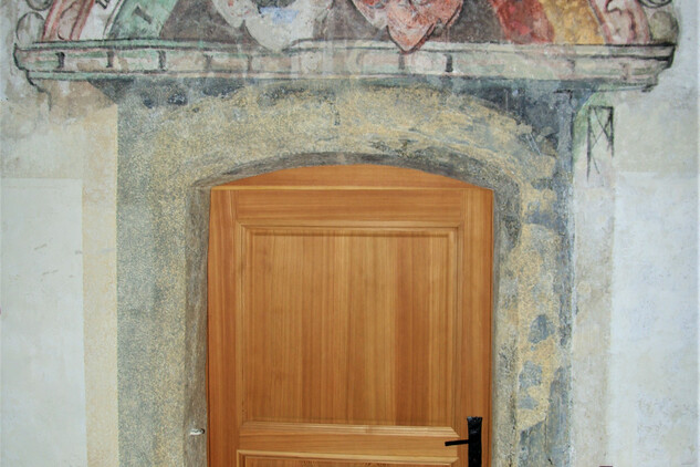 Interiér renesanční tvrze Kobylků z Kobylího v Podolí po obnově