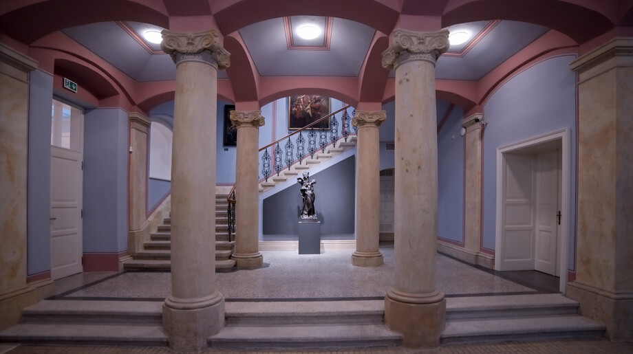 Sloupová síň Městského muzea Hořice