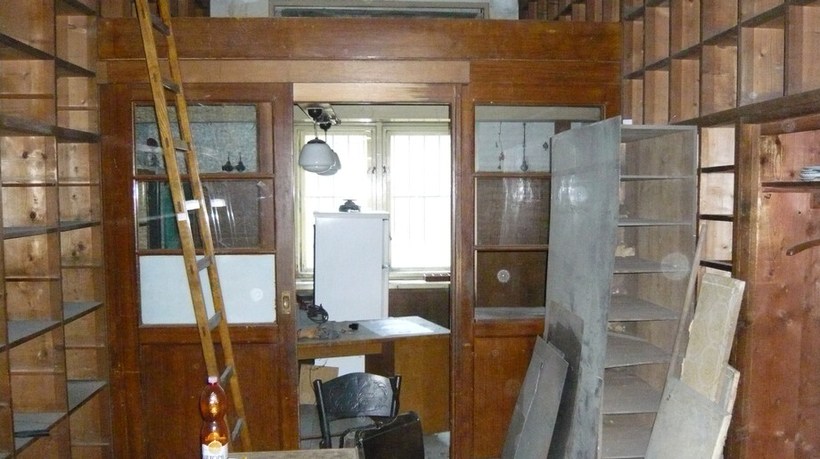 Pohled do interiéru před obnovou