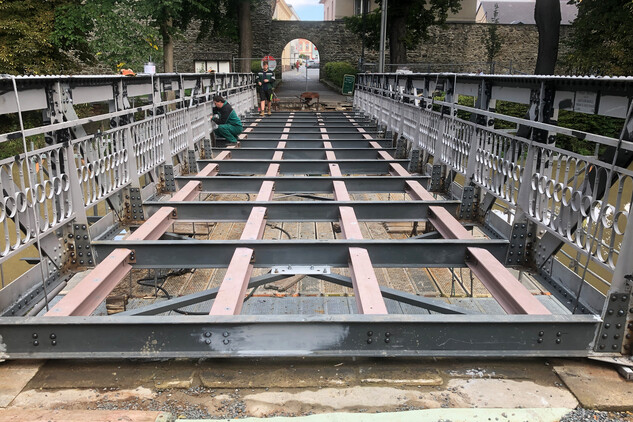 Průběh rekonstrukce mostu