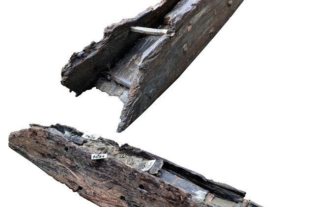 Detail fragmentu mlýnského kola