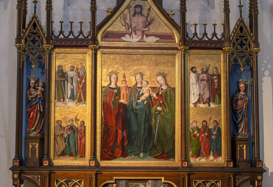 Restaurování památky: oltář Panny Marie z kostela v Chrudimi 