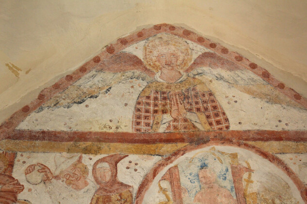 Nástěnné malby v kostele ve Strýčicích – po restaurování