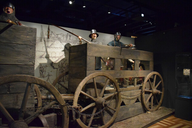 Armádní muzeum Žižkov – husitská vozová hradba
