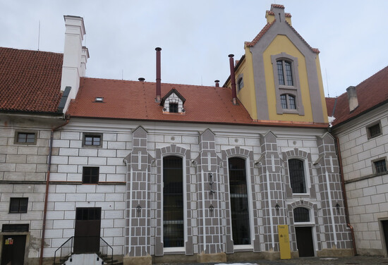 Český Krumlov, centrum Port 1560