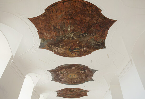 Nástropní malby v refektáři kláštera Chotěšov