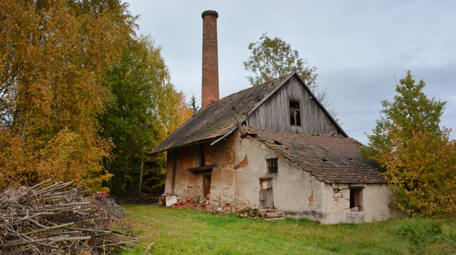 Cihelna Boubín, pec před obnovou