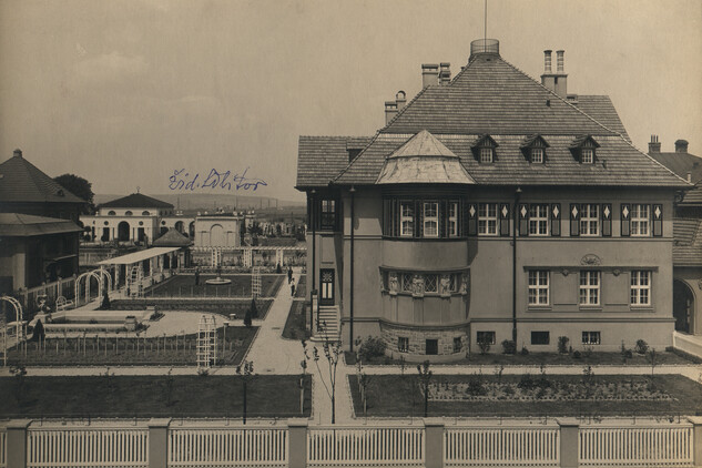 Grossmannova vila, historická fotografie