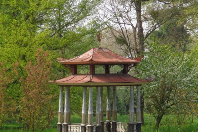 Čínský pavilon před obnovou