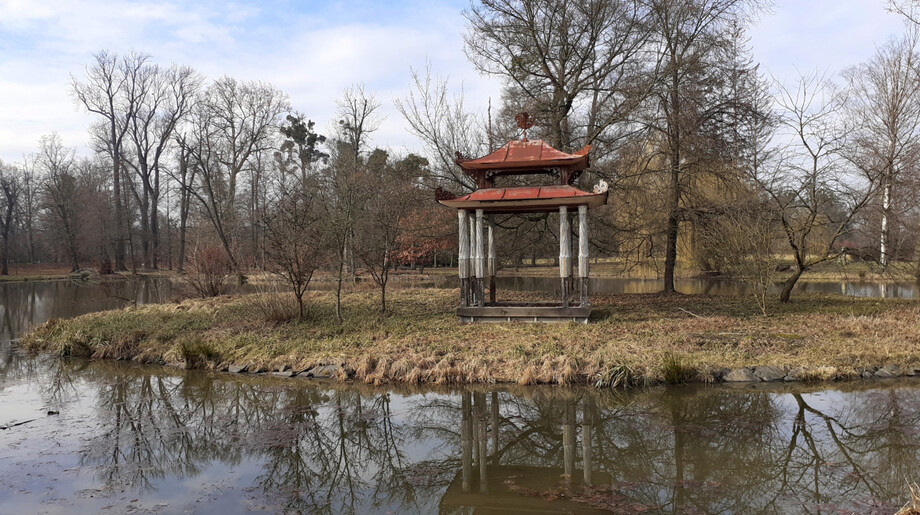 Čínský pavilon před obnovou