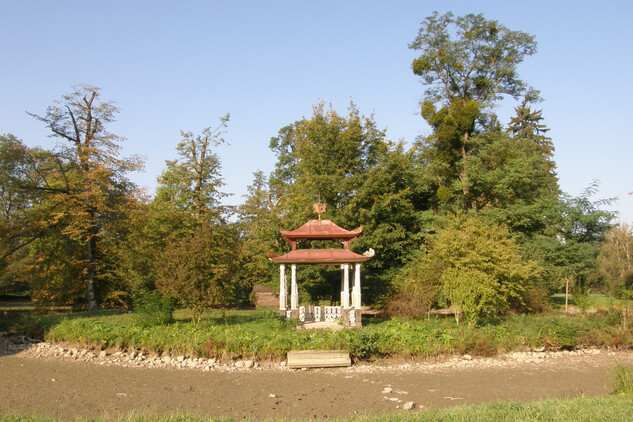 Čínský pavilon před obnovou