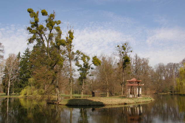Čínský pavilon před obnovou