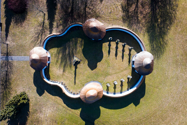 Dolní hřbitov po obnově, pohled z dronu | © Pavel Macků