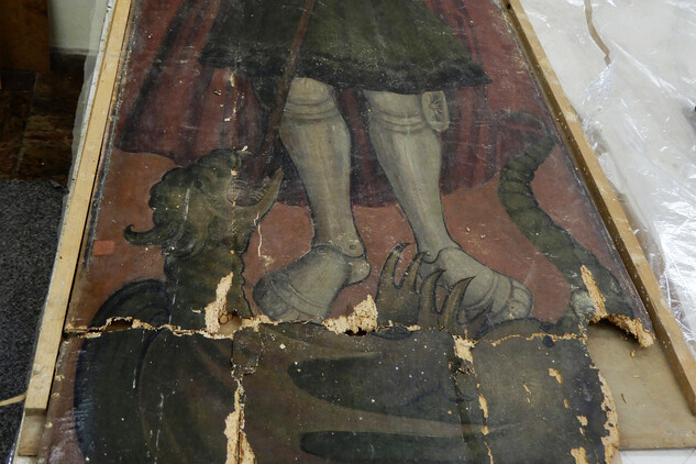 Svatý Jiří, před restaurováním
