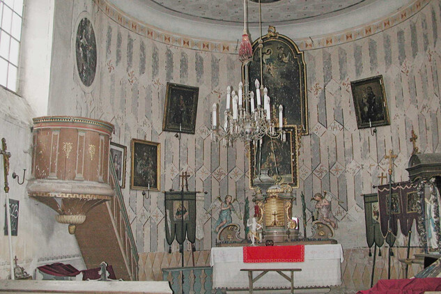 Kostel sv. Antonína Paduánského před obnovou