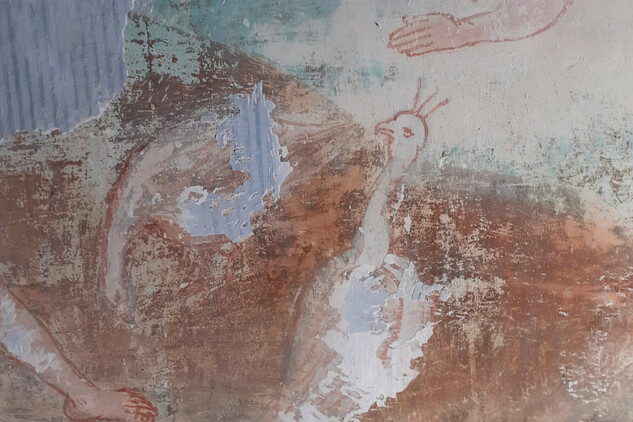 Detail malby Stvoření