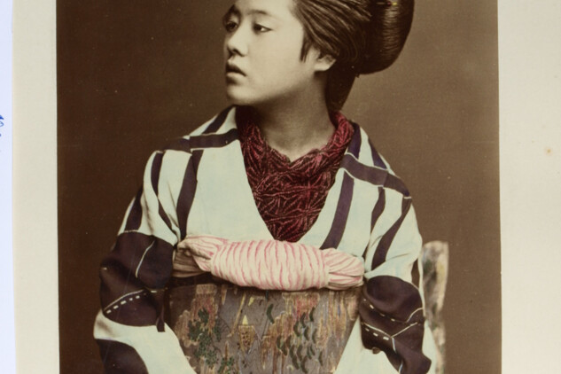 Fotografie Japonky ze sbírky Erwina Dubského