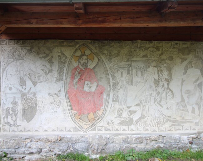 Klatovec, venkovský dům čp. 26 s ateliérem Míly Doleželové a Jiřího Mareše, stav po restaurátorském zásahu | © MgA. Libor Kocanda