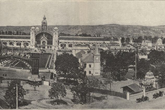 Celkový pohled na výstaviště, 1891 | © sborník Sto let práce (1893)