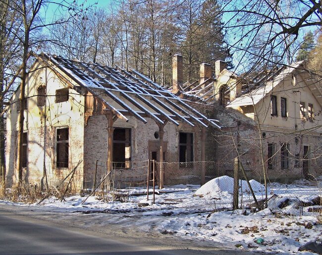 Jindřichův Hradec, Nežárecká čp. 121, výletní restaurace Rudolfov, pohled od východu | © NPÚ, ÚOP v Českých Budějovicích, Vojtěch Benedikt Krejčí, 2005