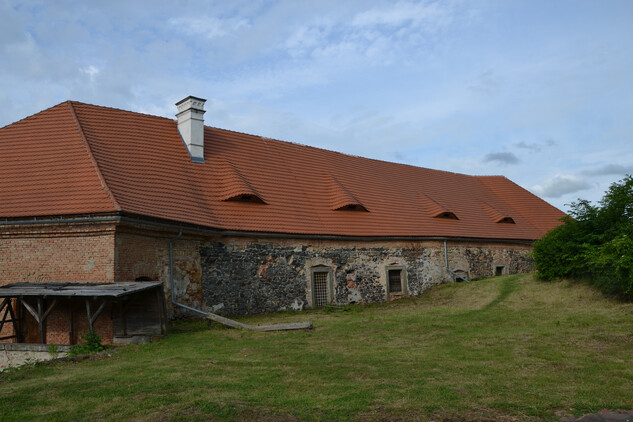 Severní průčelí severozápadního křídla, 2022