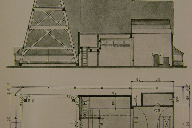 Reprodukce z knihy Václav Mencl, Dřevěné kostelní stavby v českých zemích, Praha 1927 | © Nepodléhá Creative Commons