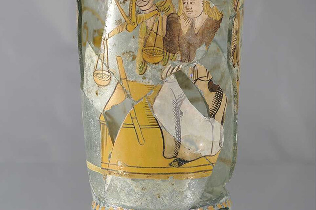 Pozdně renesanční skleněná číše | © NPÚ, foto M. Kalíšek, 2016