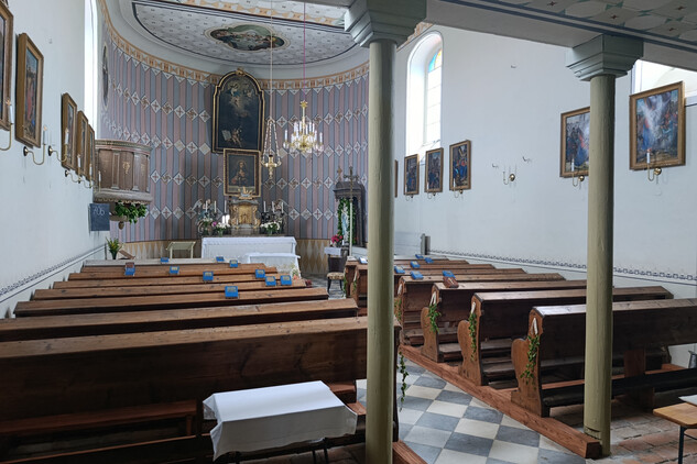 Restaurování nástěnných maleb v kostele svatého Antonína Paduánského v Lichnově-Dubnici
