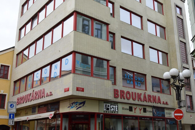 České Budějovice, obchodní dům Brouk a Babka, Široká ulice, prohlášeno za kulturní památku v roce 2019