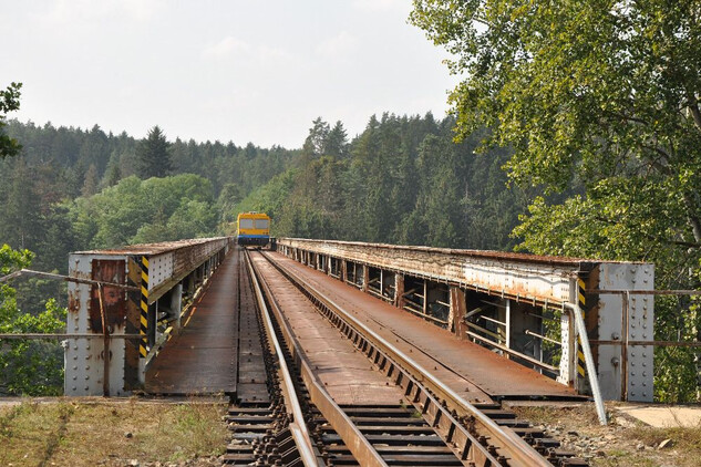 Železniční příhradový most, Červená - Jetětice | © NPÚ ÚOP ČB