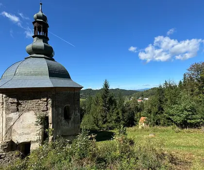 Rožmitál na Šumavě, poutní kaple Panny Marie Pomocné , stav v roce 2025