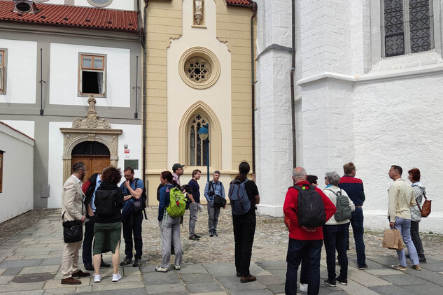 České Budějovice, Dominikánský klášter, setkání vedoucích odborů péče o památkový fond, NPÚ.