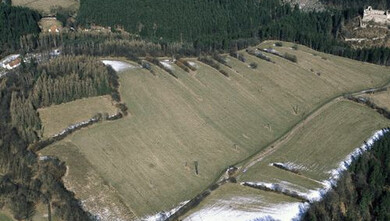 Třísov oppidum - letecký pohled | © NPÚ ÚOP ČB