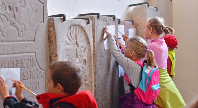 České Budějovice gotické - didaktický program. Foto J. Sajtlová.