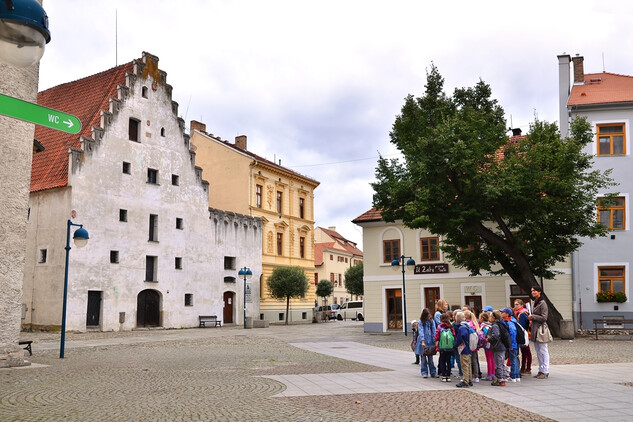 České Budějovice gotické - didaktický program. Foto J. Sajtlová.