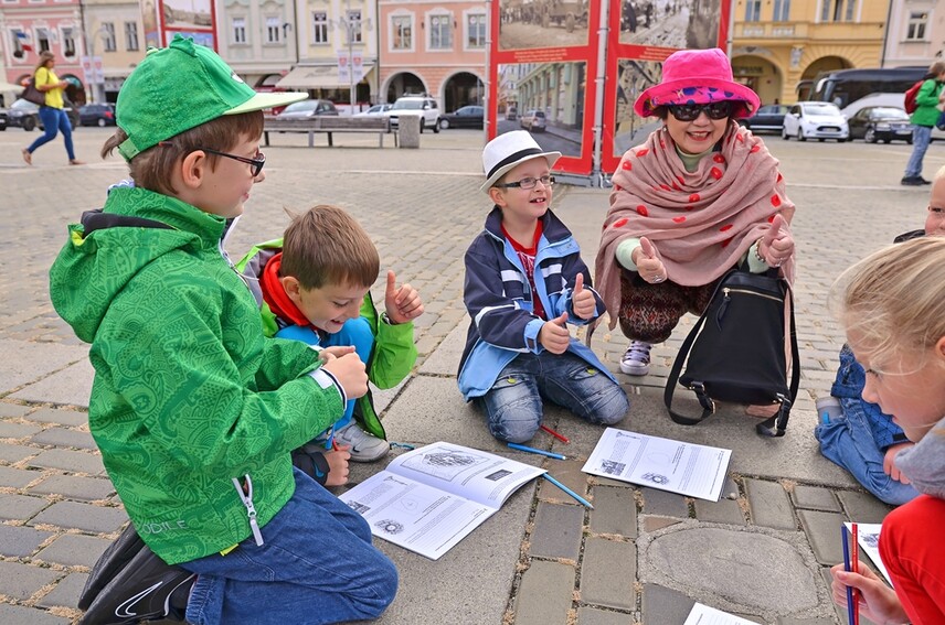 České Budějovice gotické - didaktický program. Foto J. Sajtlová.