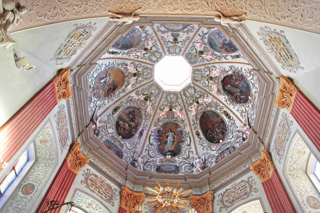Kostel v Klokotech - kupole po restaurování | © NPÚ ÚOP ČB