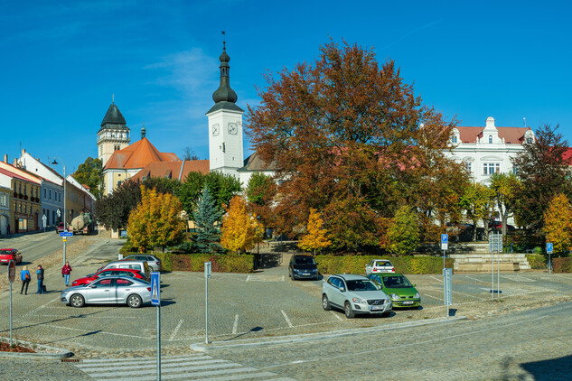 Dačice, Palackého náměstí, foto město Dačice, 2025