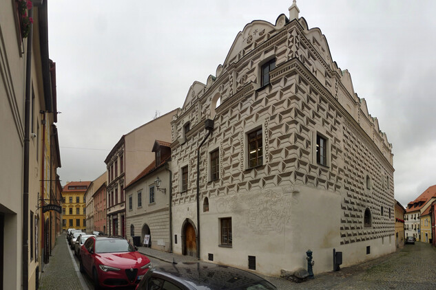 Prachatice, Husův dům, čp. 71, foto R. Liška, NPÚ, 2025