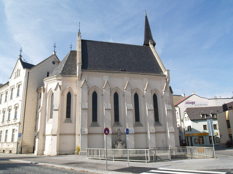 České Budějovice, kostel Svaté Rodiny, ulice Karla IV.  | © NPÚ ÚOP ČB