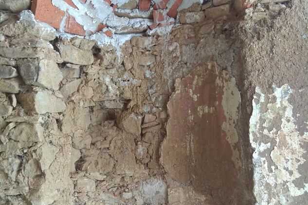 Svéráz, výklenková kaple, stav v lednu 2018
