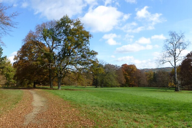 Orlík nad Vltavou, krajinářský park, partie Na Hradcích